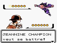 une photo d'Ã©cran de Pokemon Or sur Nintendo Game Boy Color